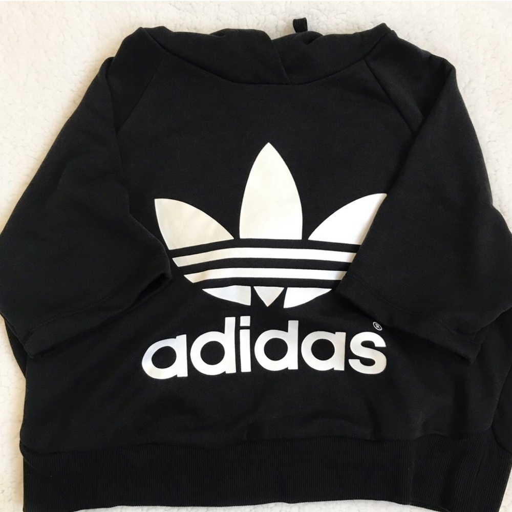 ADIDAS CROPPED HOODIE